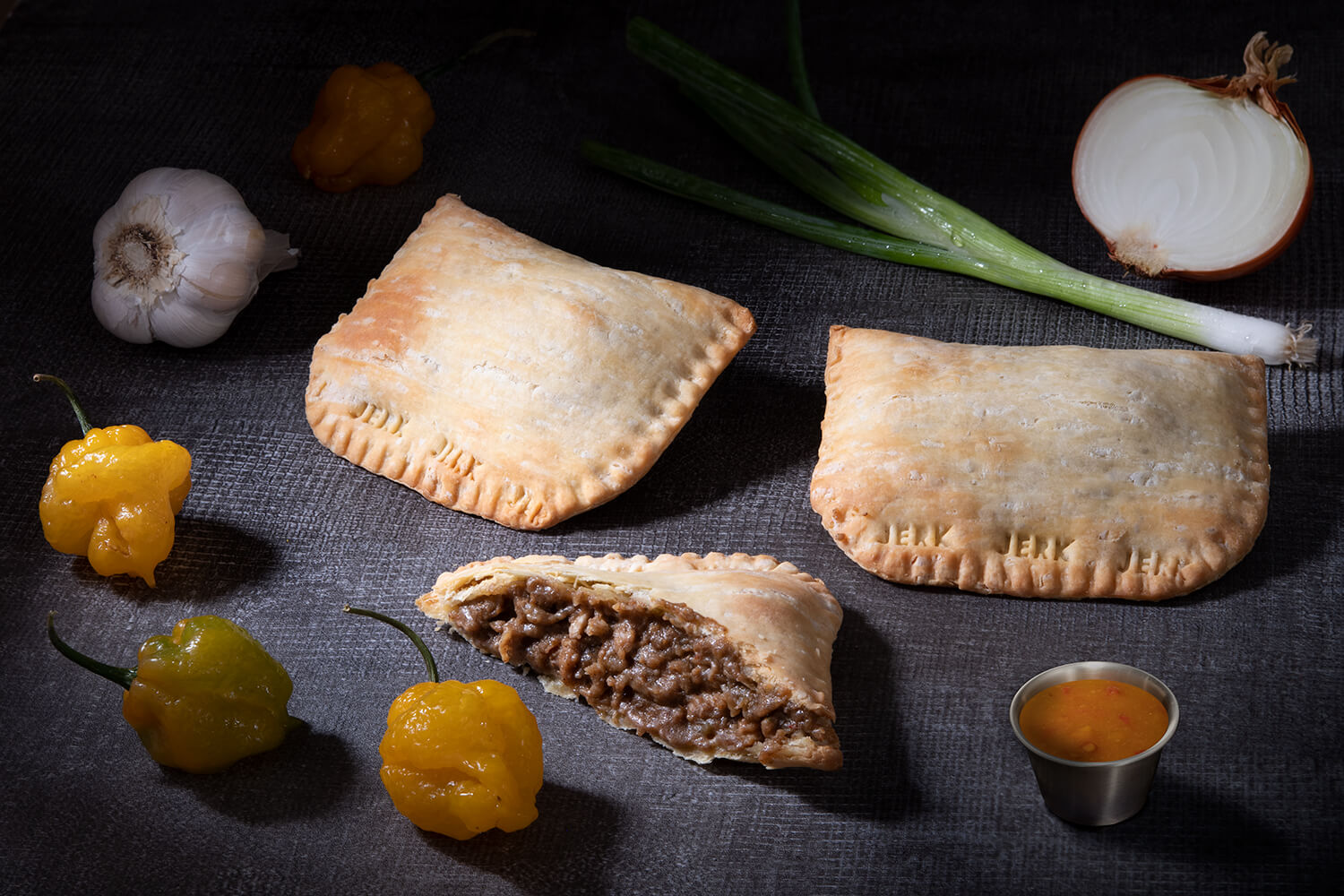 Jerk Chicken Patty Negril The Jamaican Eatery